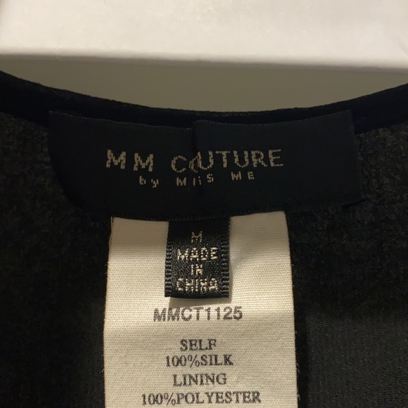 MM Couture by Miss Me Black Sequin Tank - Picture 6 of 7